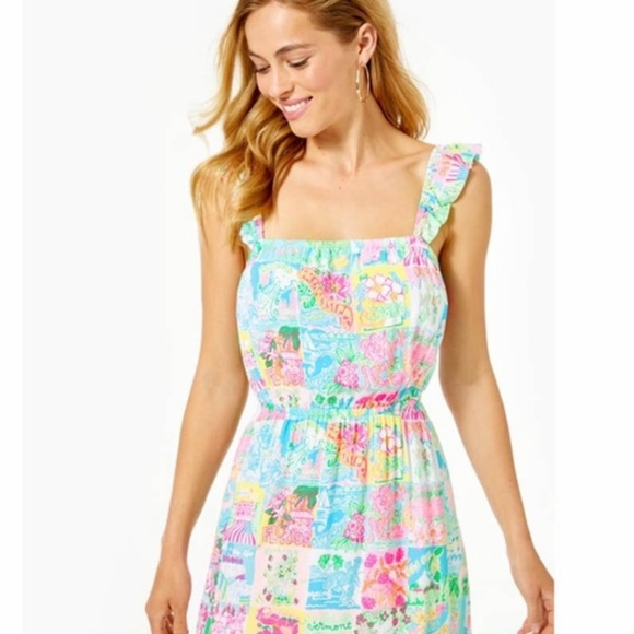 CRISTA MIDI IN MULTI POP UP LILLY STATE OF MIND - Picture 2 of 9